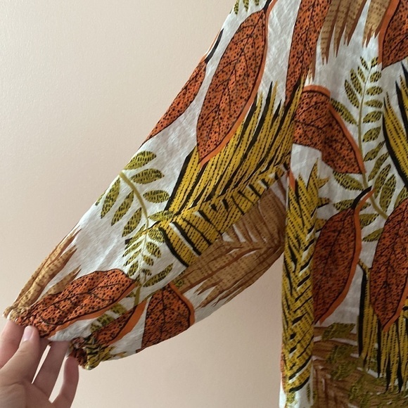 Jane and Delancey tropical blouse - Picture 2 of 6